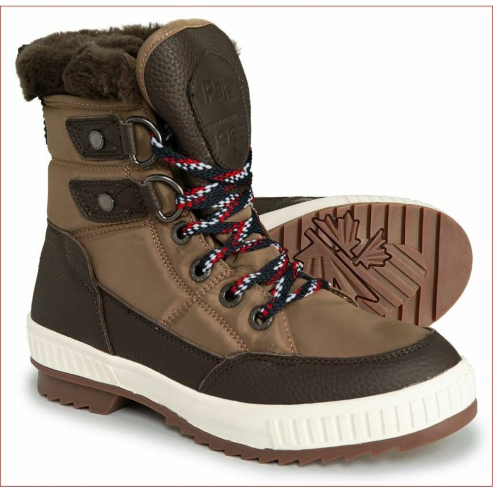 Pajar Canada Kamira boots womens US 6 / 6.5 comfort waterproof brown $150 ladies